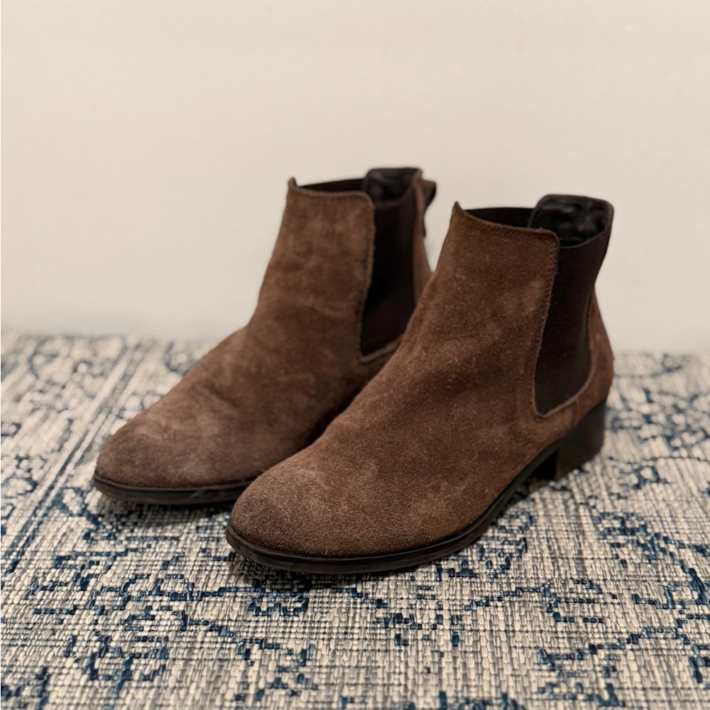 Aldo Women's Brown Suede Chelsea Boots, Size 7.5